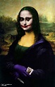 Versiones divertidas de La Mona Lisa: Joker | Mona lisa, La sonrisa de ...