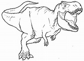 50+ Desenhos de T-Rex para colorir e imprimir | Como fazer em casa