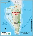 Mapas de Gibraltar - Atlas del Mundo