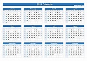 2021 weekly calendar with week numbers - crownflourmills.com