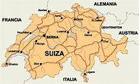 Mapa de Suiza - datos interesantes e información sobre el país