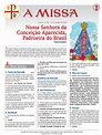 Folheto da Missa - Solenidade à Nossa Senhora da Conceição Aparecida ...