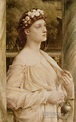 Edward Poynter A Vestal Portrait Of Miss Violet Lindsay Oil Painting ...