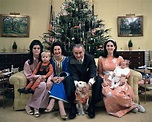President Lyndon B. Johnson and Family at Christmas in 1968 - Etsy UK