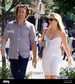 Jane Krakowski and boyfriend Robert Godley take a Sunday stroll ...