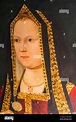 Inglaterra, el retrato de Isabel de York, esposa de Enrique VII ...