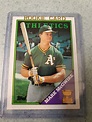 1988 Topps Vintage Baseball Card 580 Mark Mcgwire Rookie Car With Error ...