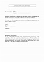 Exemple de lettre de prise en charge - DOC, PDF - page 1 sur 1