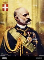 Color portrait of Prince Thomas of Savoy, II Duke of Genoa. Tommaso ...