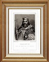 Alte Stiche & Zeichnungen | Porträt von Karl III der Dicke (839-888 ...