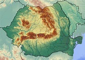 Grande detallado relieve mapa de Rumania | Rumania | Europa | Mapas del ...