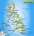 Karte der Philippinen als Übersicht Stock Vector | Adobe Stock