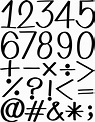 Number Background Symbols Handwriting Vector, Background, Symbols ...