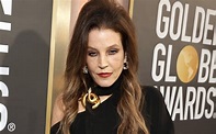 Lisa Marie Presley Gets Dramatic With Cape Dress at Golden Globes 2023 ...