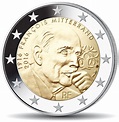 Francois Mitterand, 2 Euro Münze 2016, Frankreich | Frankreich | 2-Euro ...
