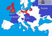Europe in 1756 | Seven Years War by HistoryFacts on DeviantArt