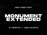 Monument Extended Font - Dafont Free