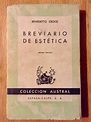 Benedetto Croce. Breviario De Estética. - $ 80.00 en Mercado Libre