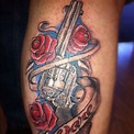 Guns & Roses tattoo by Mark Pennell @ Serious Ink Shirehampton Bristol ...