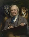 Sir Edwin Landseer (1803-73) The Connoisseurs: Portrait of the Artist ...