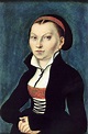 Portrait of Katharina von Bora, c.1530 - Lucas Cranach the Elder ...