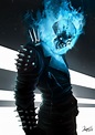 Blue Ghost Rider Wallpapers - Top Free Blue Ghost Rider Backgrounds ...