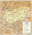 Mapa da Hungria, Mapa Grande Hungria, Hungria Mapas