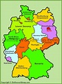 Map Of Germany S States - World Map
