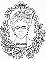 10+ Frida Kahlo Dibujo Para Niños Para Colorear
