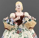 Italian Ceramic Hand Painted Figurine from designcorner on Ruby Lane