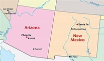 Mapa do Arizona - EUA Destinos