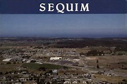 Aerial View of Town Sequim, WA