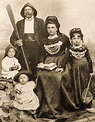 Frisian Family posing in Regional Dress at the studio of Wilhelm Müller ...