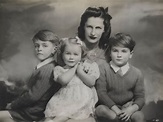 NPG x199864; Dame Ann Parker Bowles with her children - Portrait ...