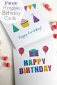 Free Printable Blank Birthday Cards | Catch My Party