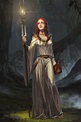 Priestess by Rui Li on ArtStation. Heroic Fantasy, Fantasy Women, Fantasy Rpg, Medieval Fantasy ...