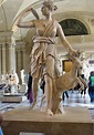 Statue of Diana of Versailles. Diana was the goddess of the hunt. It is ...