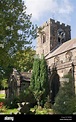 All Saints church tower Otley, West Yorkshire, England, UK Stock Photo ...