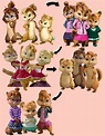 THE CHIPETTES (movie Character Evolution) v1 by CHIPMUNKS-FAN-PRO on ...