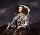 1660 Mariana of Austria, Queen of Spain by Diego Velazquez (Musée ...