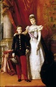 Alfonso XIII y María Cristina Regente. 1898. Luis Alvarez Catalá Old ...