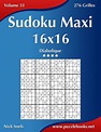 Sudoku Maxi 16x16 - Diabolique - Volume 33 - 276 Grilles