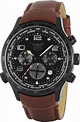 AVIATOR Herren Uhr Armbanduhr Pilotenuhr Chronograph AVW1266G153 braun ...