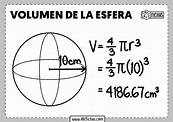 Como se calcula el volumen de una esfera - ABC Fichas