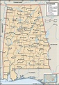 Geography Blog: Map of Alabama