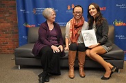 Eliza and Judy Dushku speak at Brandeis