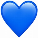 Discover The Coolest Blueheartemoji - Iphone Heart Emojis Transparent ...