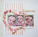 Baby Layouts using multilple photos | Scrapbook layouts baby girl ...