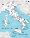 Italy map cities and towns - Detailed map of Italy with cities and ...