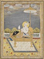 A SEATED PORTRAIT OF THE EMPEROR MUHAMMAD SHAH , PROVINCIAL MUGHAL ...